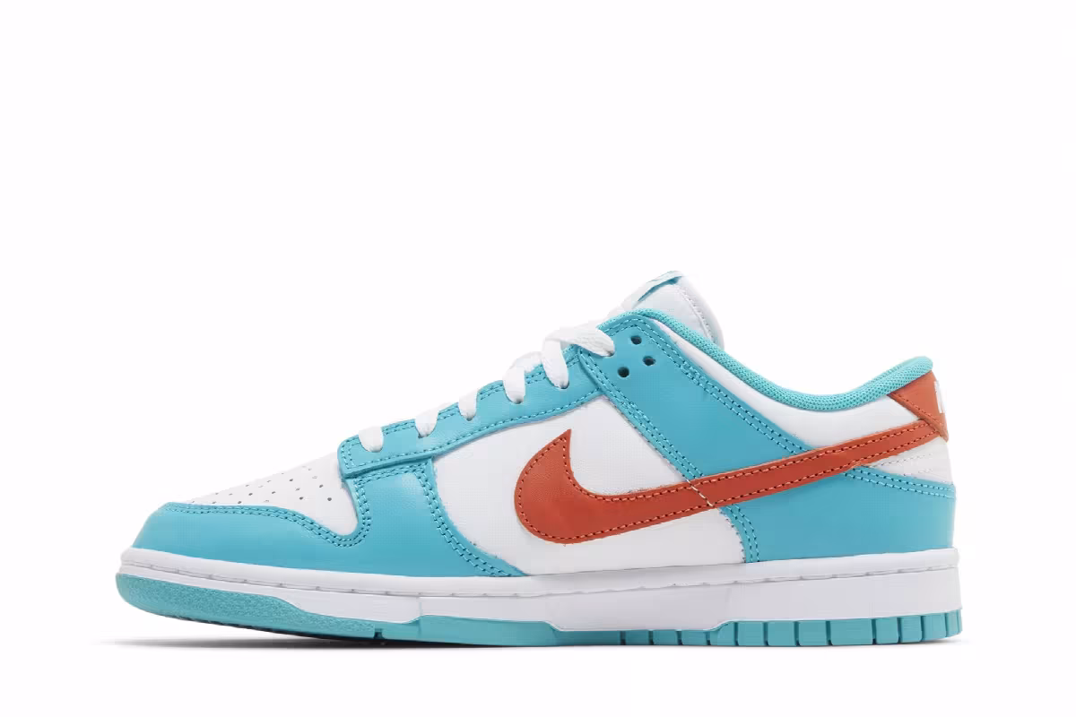 Nike Dunk Low Miami Dolphins, view 4