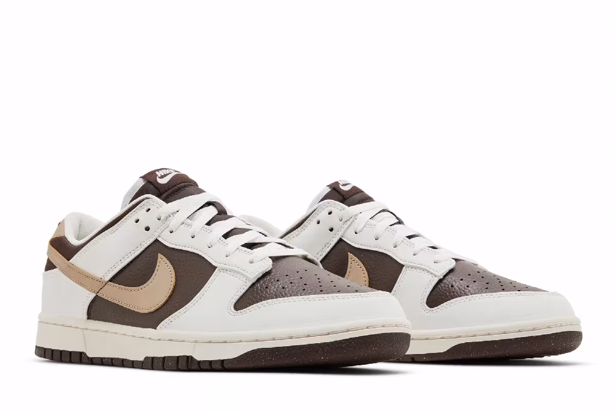 Nike Dunk Low Next Nature Summit White Baroque Brown, view 9