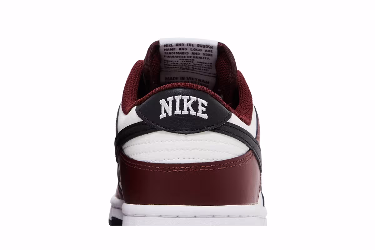 Nike Dunk Low Dark Team Red Black, view 8