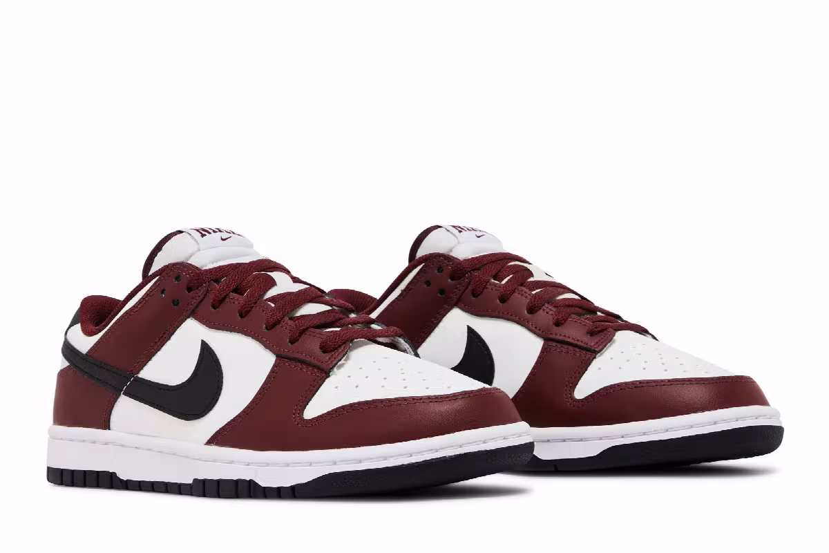 Nike Dunk Low Dark Team Red Black, view 9