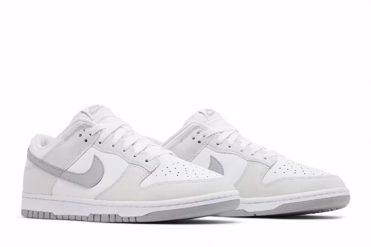 Nike Dunk Low Summit White Light Smoke Grey, view 9