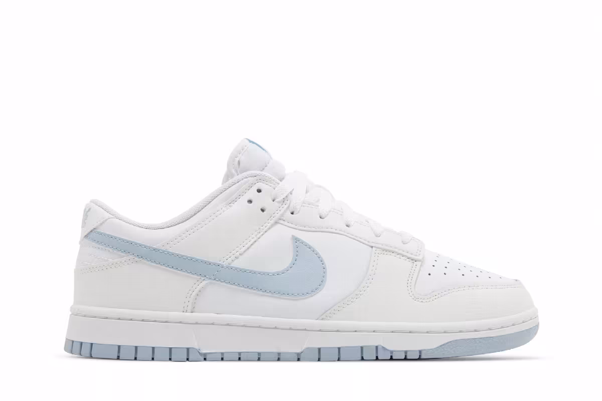 Nike Dunk Low White Light Armory Blue, view 2