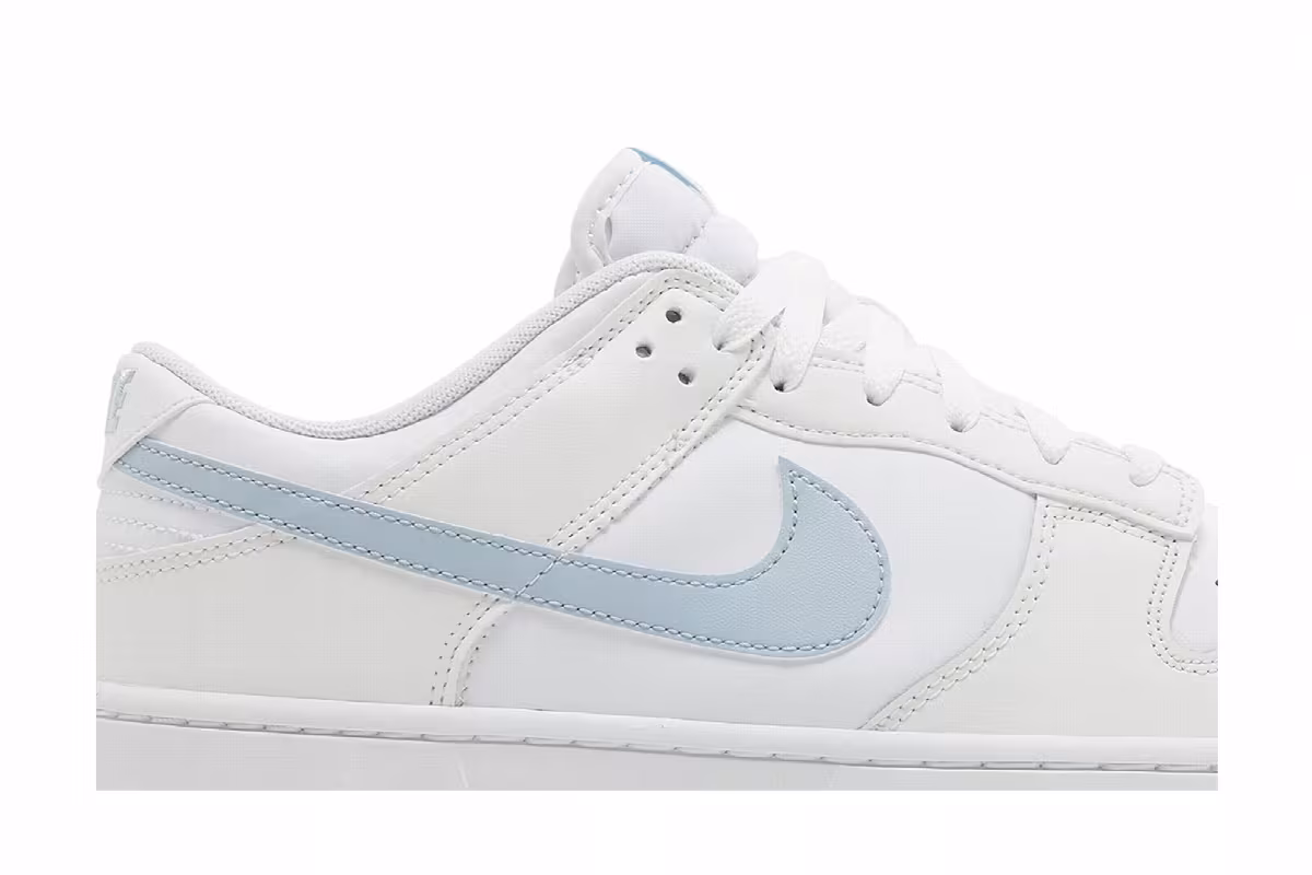 Nike Dunk Low White Light Armory Blue, view 3