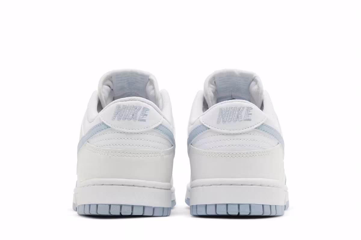 Nike Dunk Low White Light Armory Blue, view 7