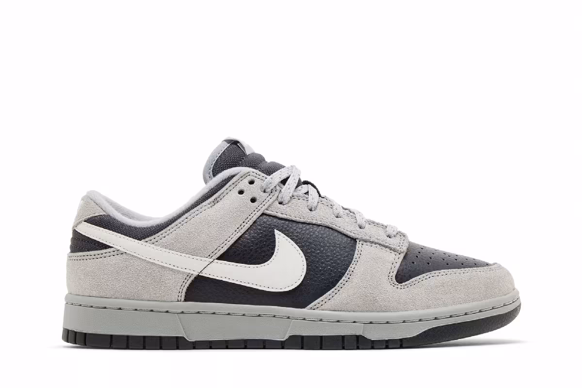 Nike Dunk Low Light Smoke Grey Anthracite, view 2