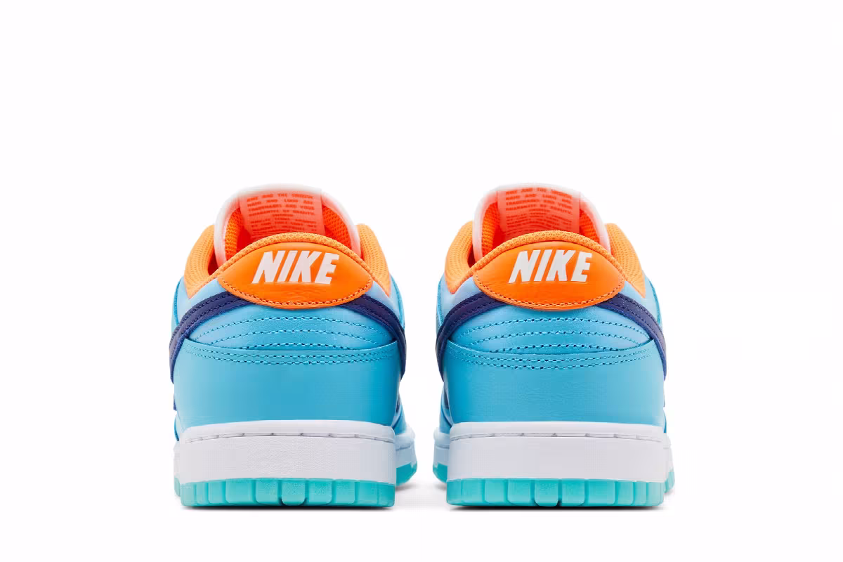 Nike Dunk Low SE Baltic Blue Total Orange, view 7