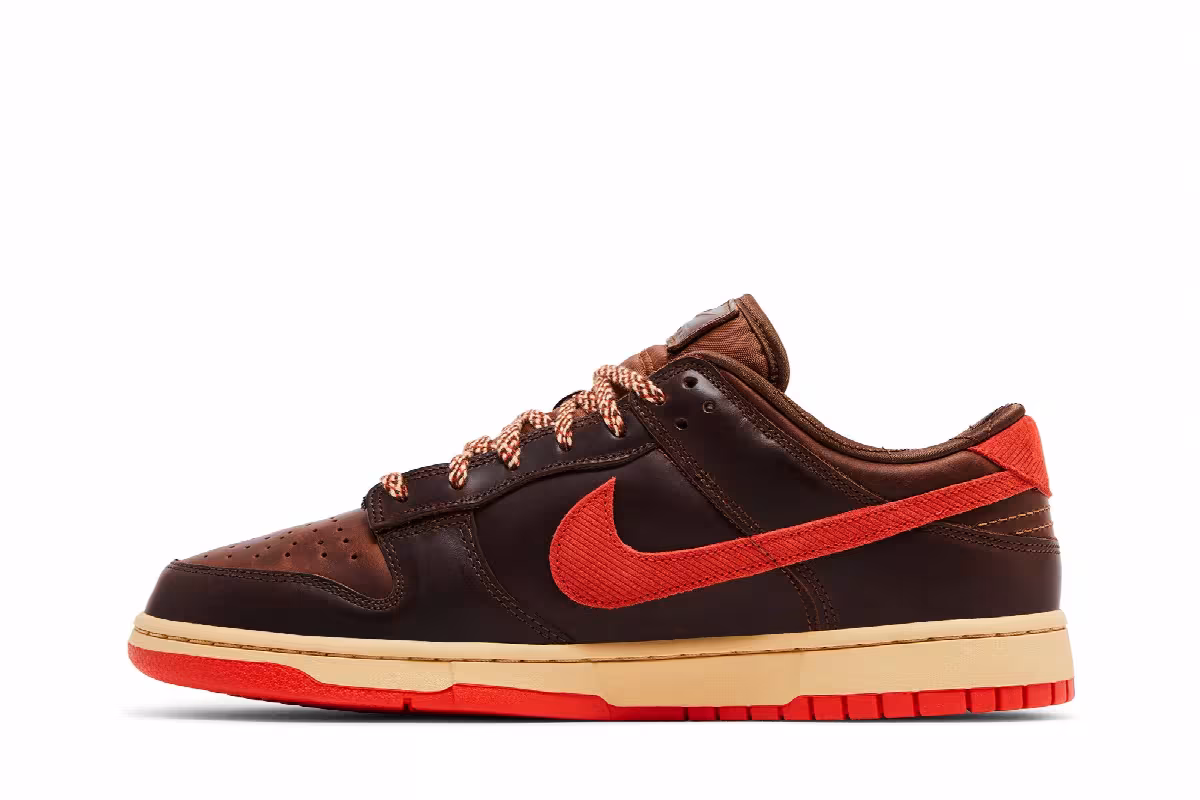 Nike Dunk Low Light British Brown, view 4