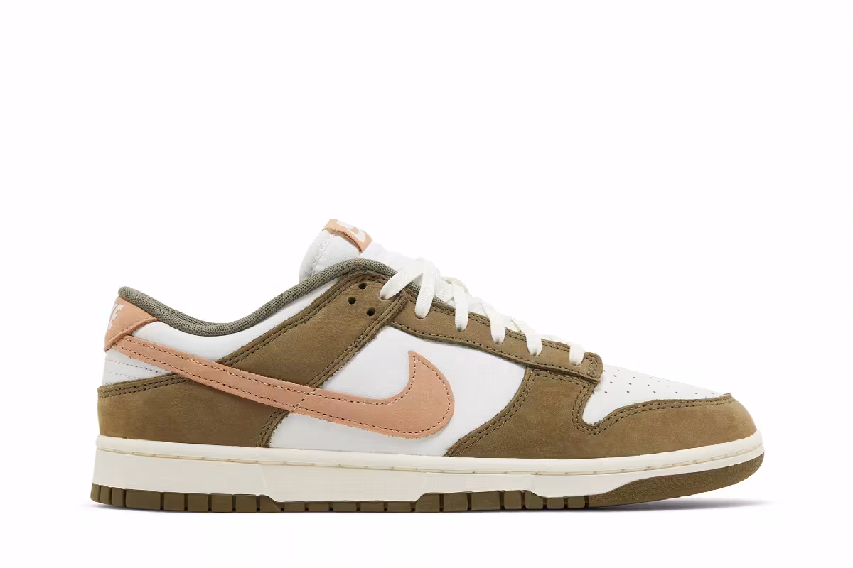 Nike Dunk Low Premium Medium Olive Hemp, view 2