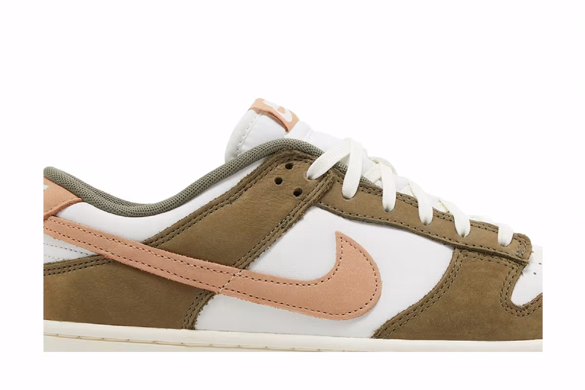 Nike Dunk Low Premium Medium Olive Hemp, view 3