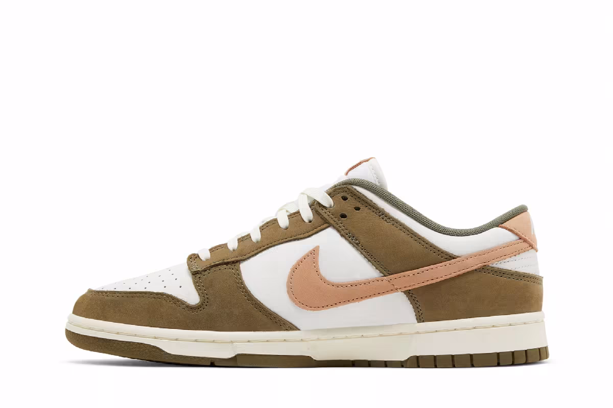 Nike Dunk Low Premium Medium Olive Hemp, view 4