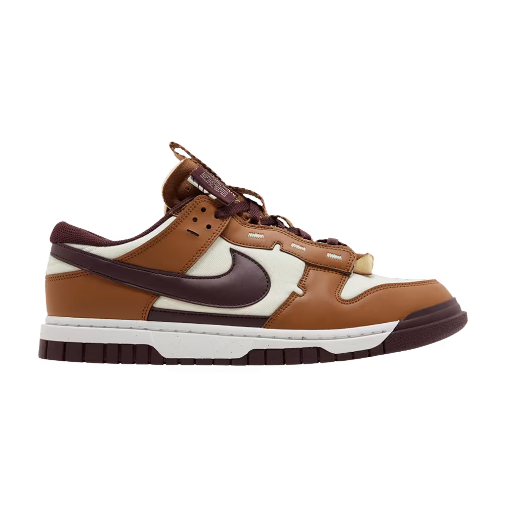 Nike Dunk Low Jumbo Light British Tan Burgundy Crush