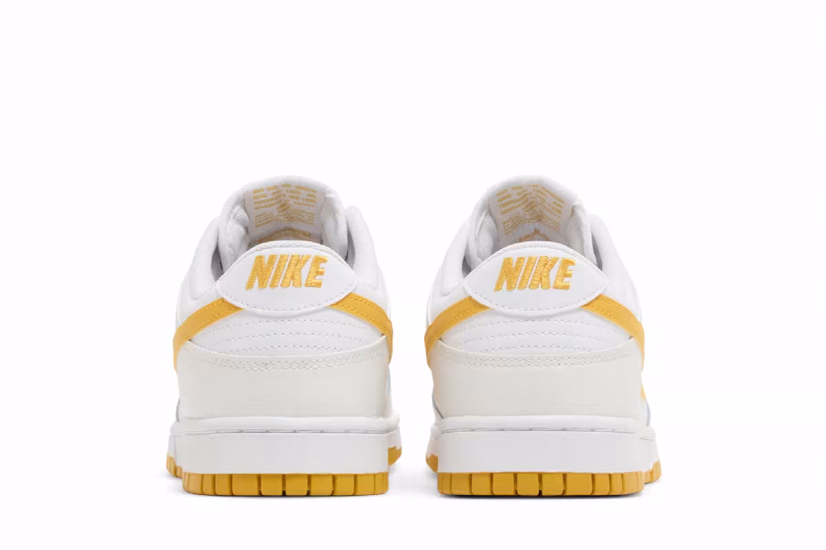 Nike Dunk Low White University Gold, view 7