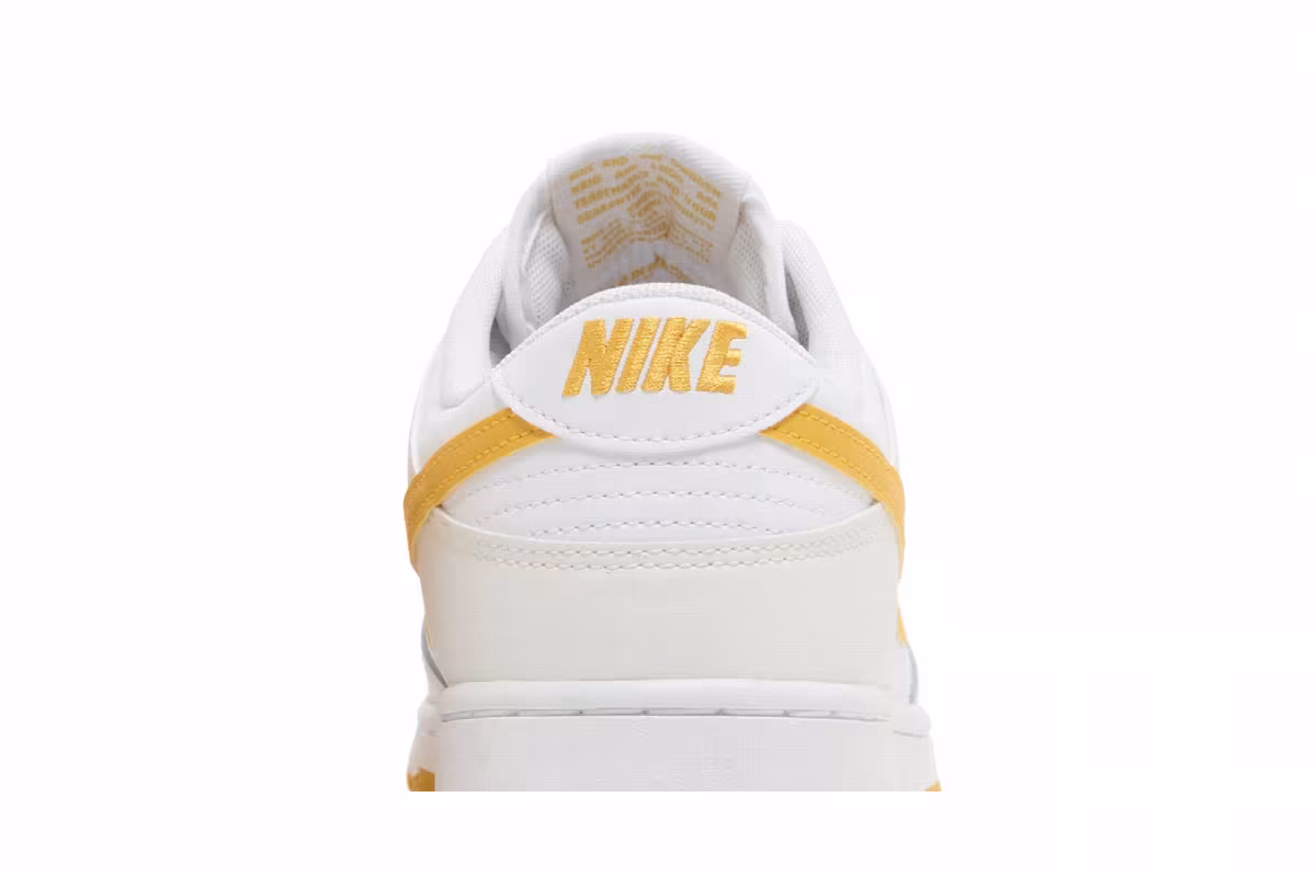 Nike Dunk Low White University Gold, view 8