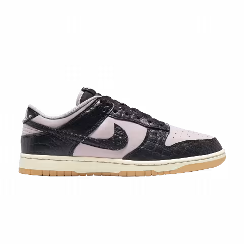 Nike Dunk Low 'Black Platinum Violet Croc'