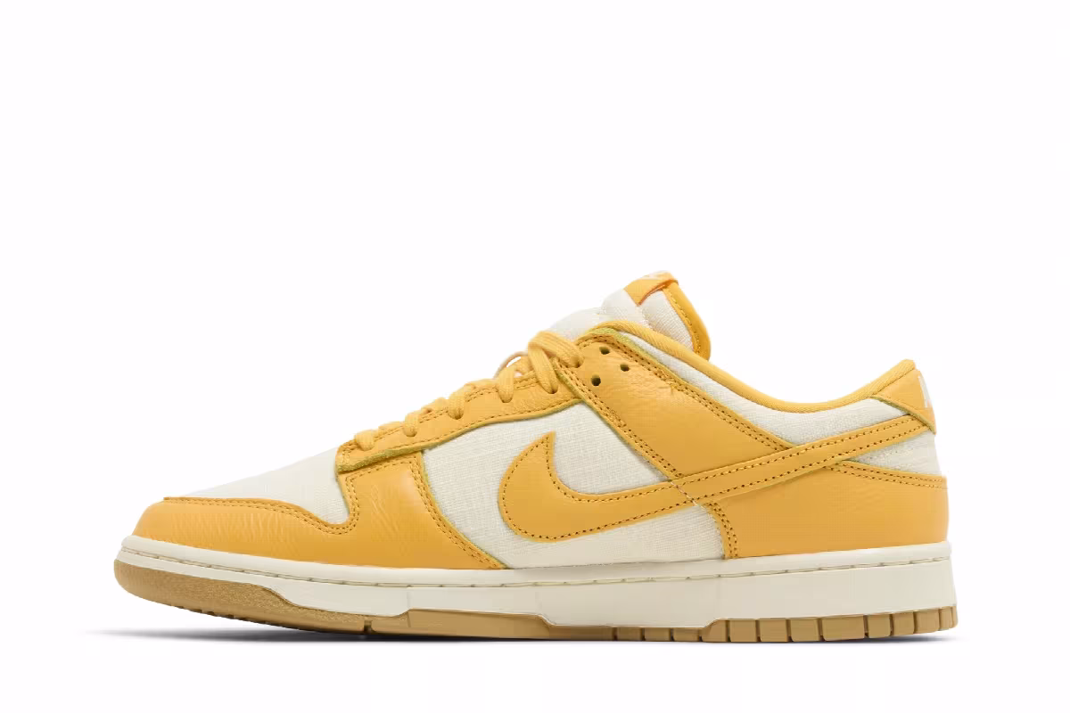 Nike Men's Dunk Low Premium University Gold Coconut Milk, view 4