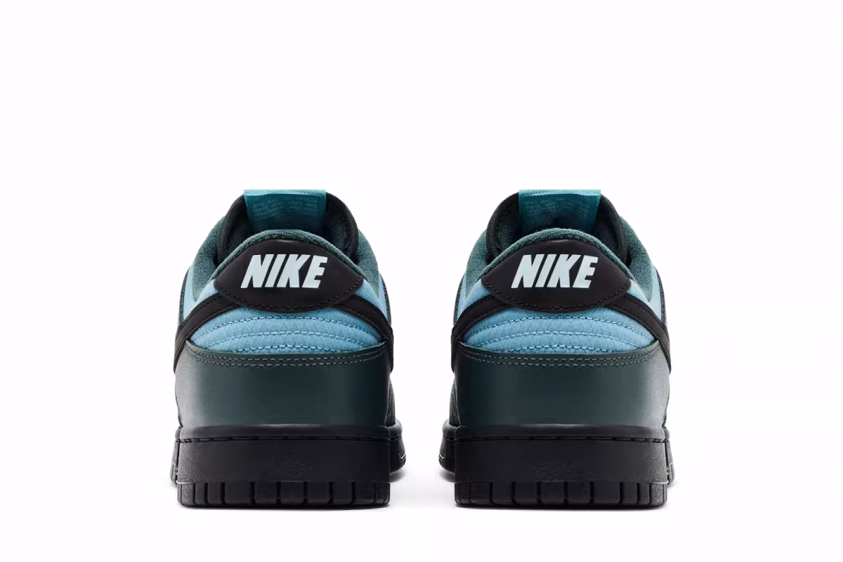Nike Dunk Low SE Vintage Green Denim Turquoise, view 7