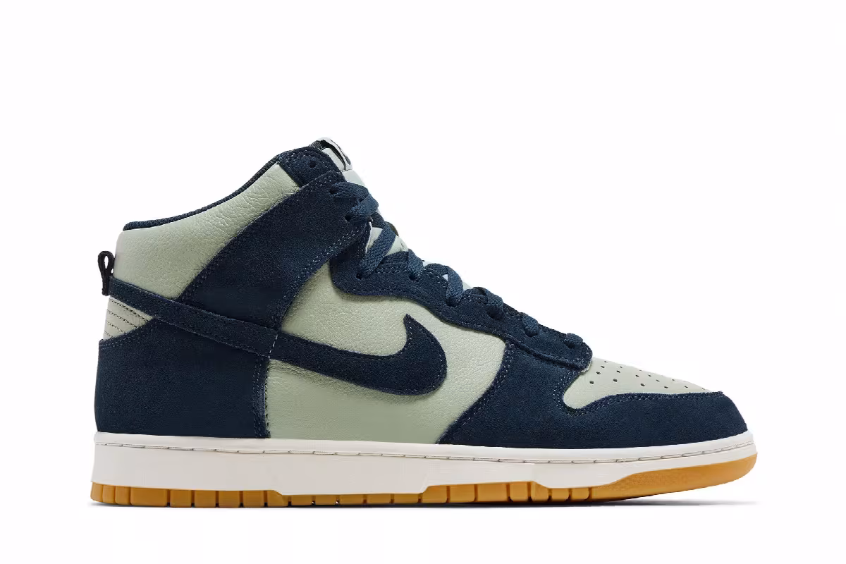 Nike Dunk High SE Jade Horizon Armory Navy, view 2