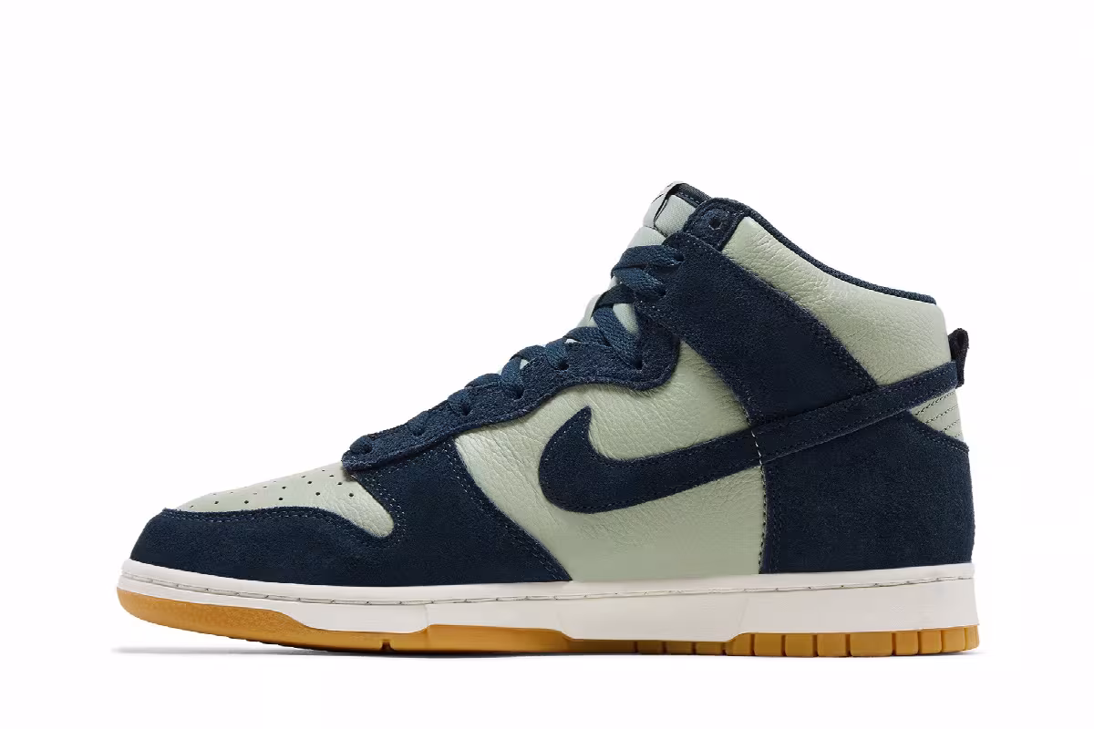 Nike Dunk High SE Jade Horizon Armory Navy, view 4