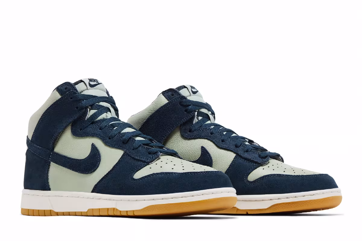 Nike Dunk High SE Jade Horizon Armory Navy, view 9