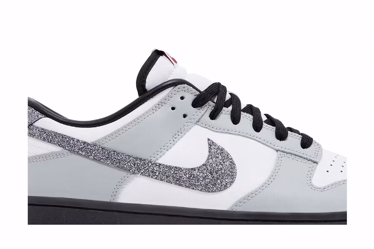 Nike Women's Dunk Low LX Glitter Swoosh, view 3