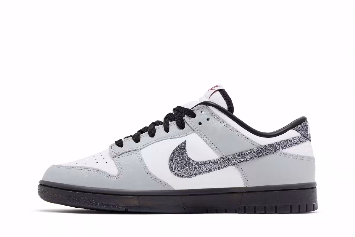 Nike Women's Dunk Low LX Glitter Swoosh, view 4