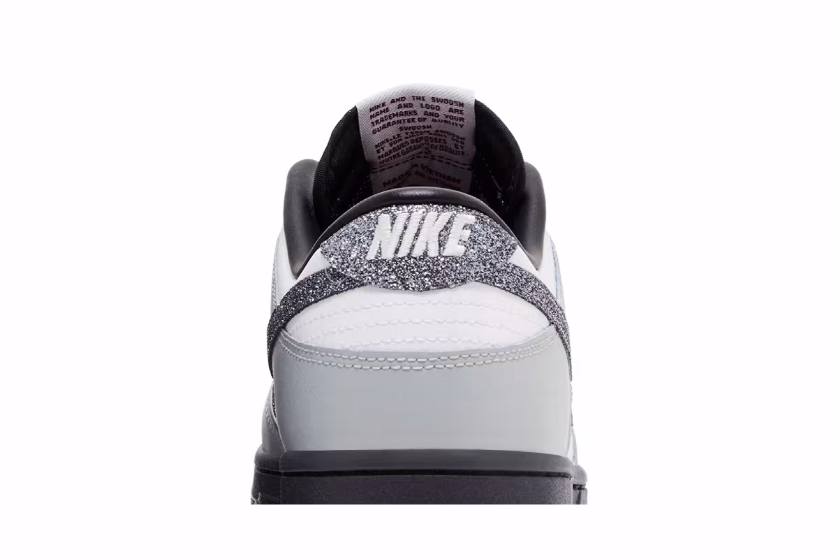 Nike Women's Dunk Low LX Glitter Swoosh, view 8