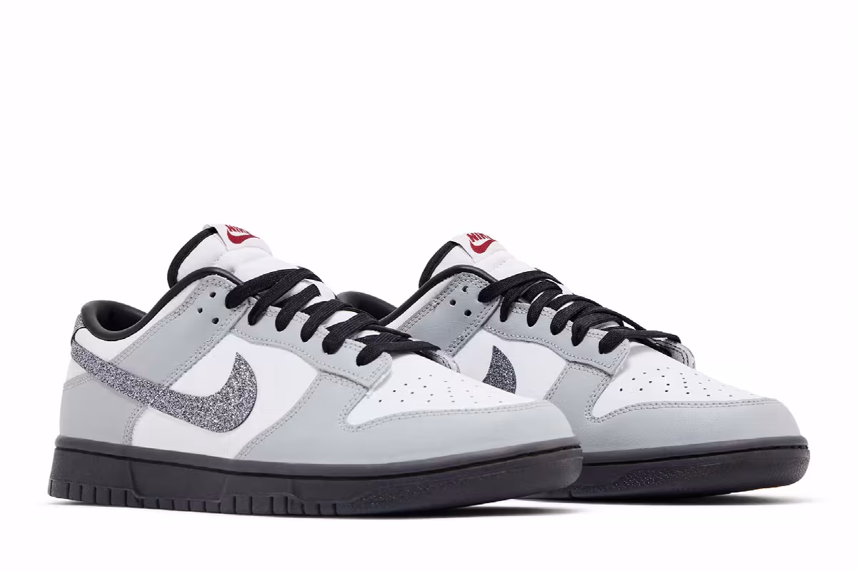 Nike Women's Dunk Low LX Glitter Swoosh, view 9