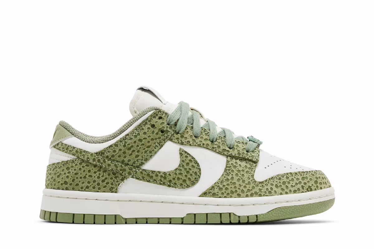 Nike Women's Dunk Low Safari Print Pack - Honeydew, view 2