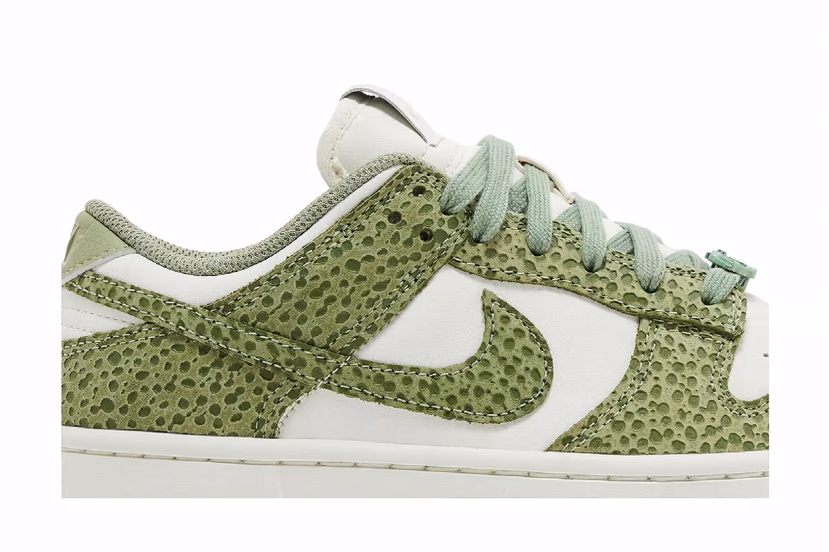 Nike Women's Dunk Low Safari Print Pack - Honeydew, view 3
