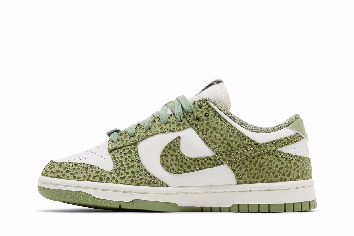 Nike Women's Dunk Low Safari Print Pack - Honeydew, view 4