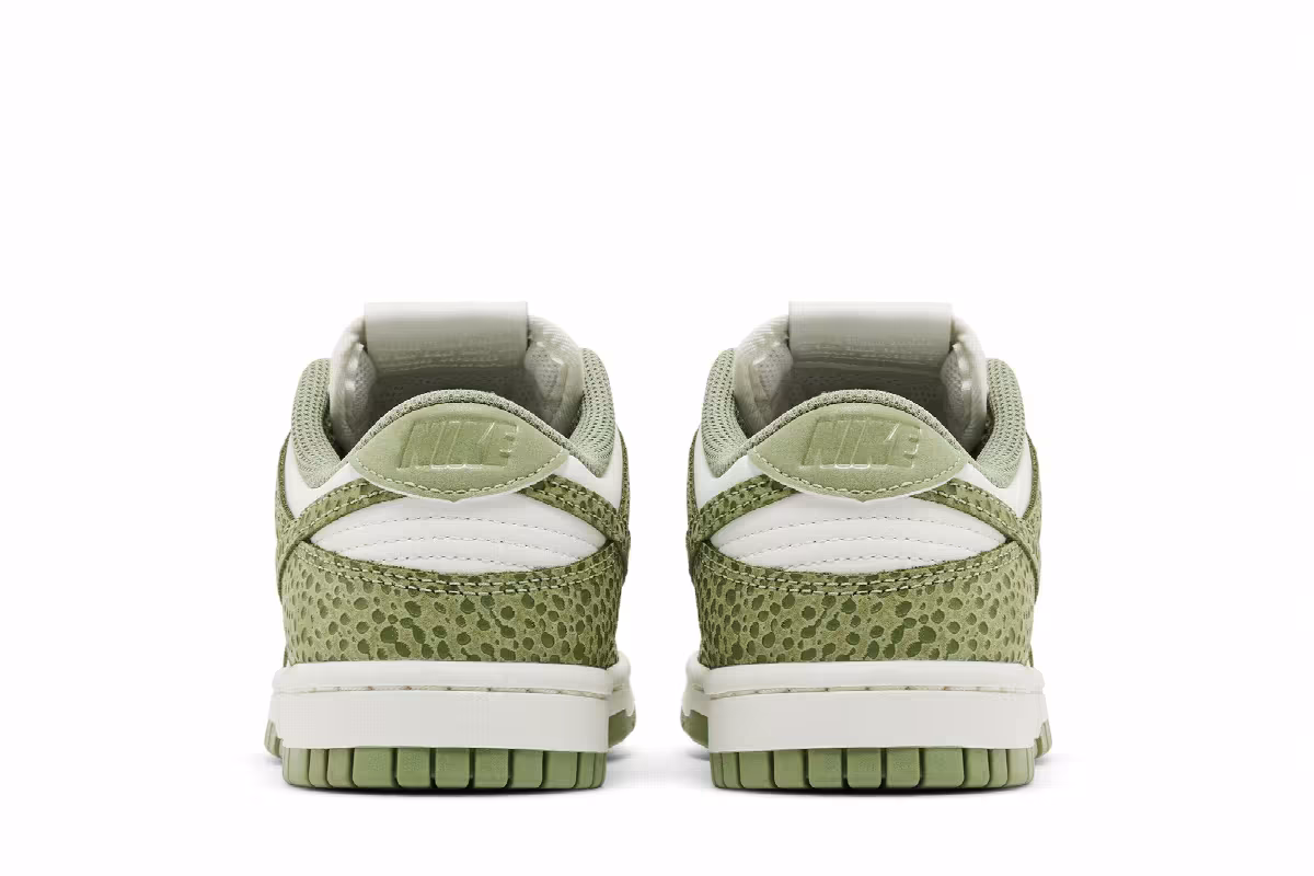 Nike Women's Dunk Low Safari Print Pack - Honeydew, view 7