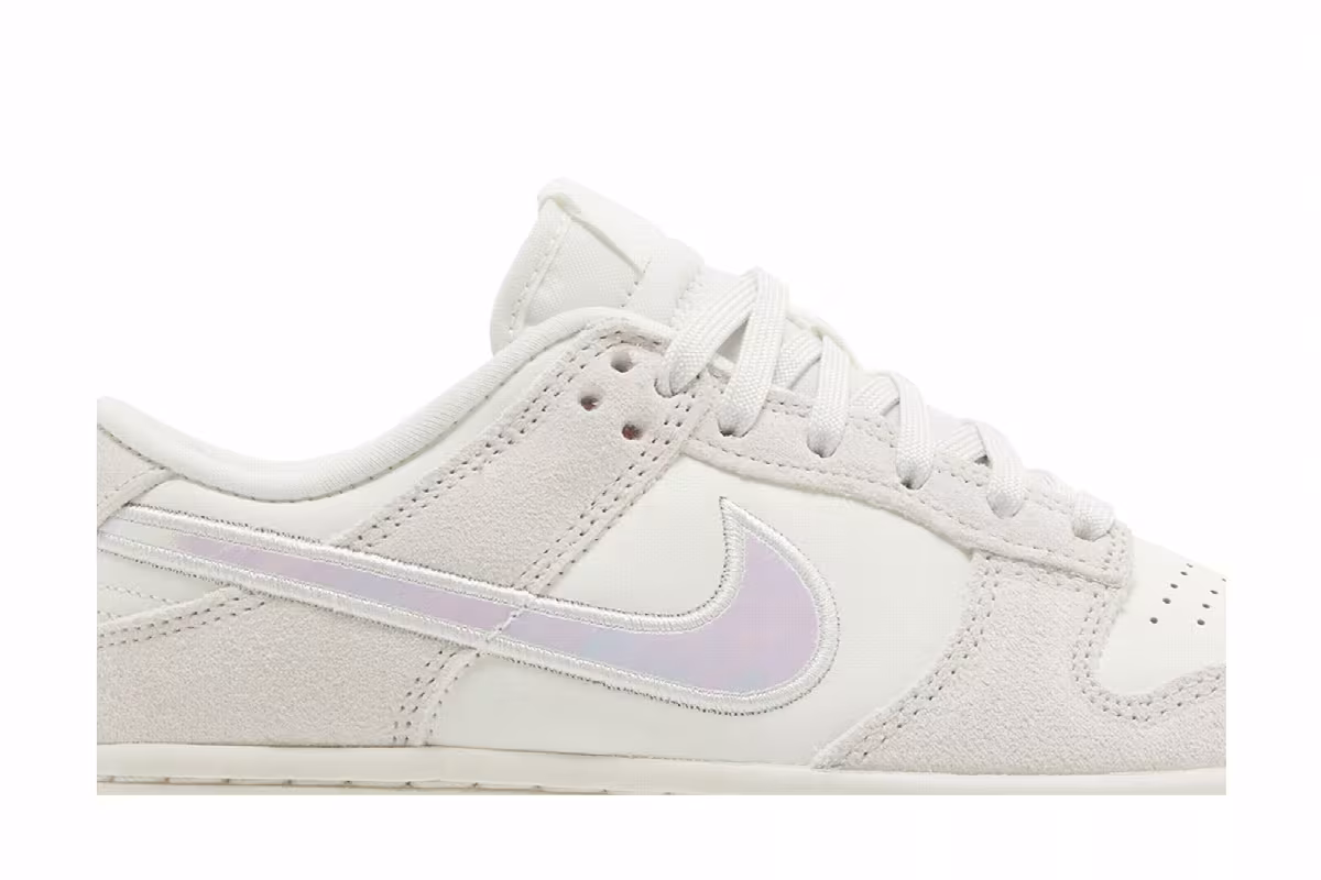 Nike Women's Dunk Low Iridescent Swoosh, view 3