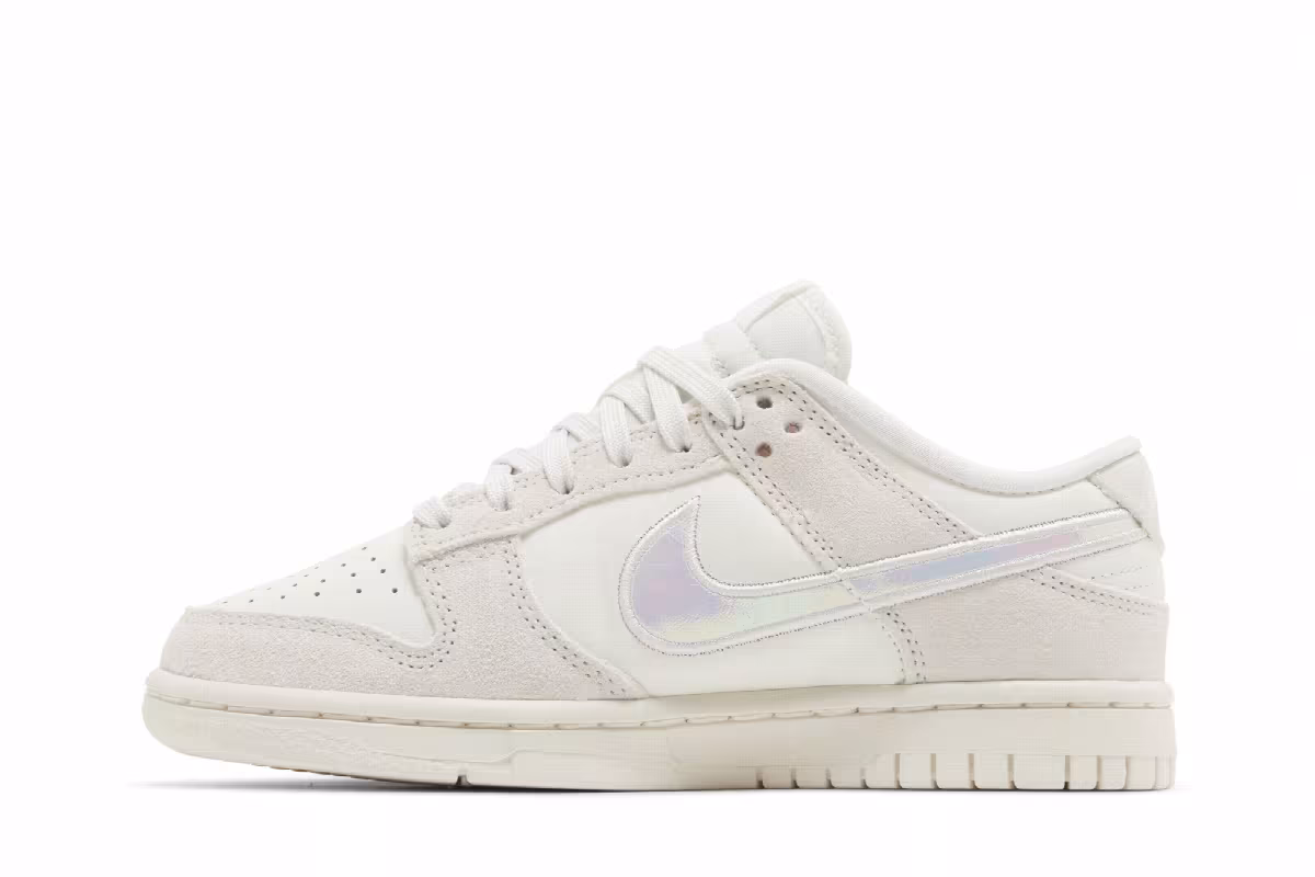 Nike Women's Dunk Low Iridescent Swoosh, view 4