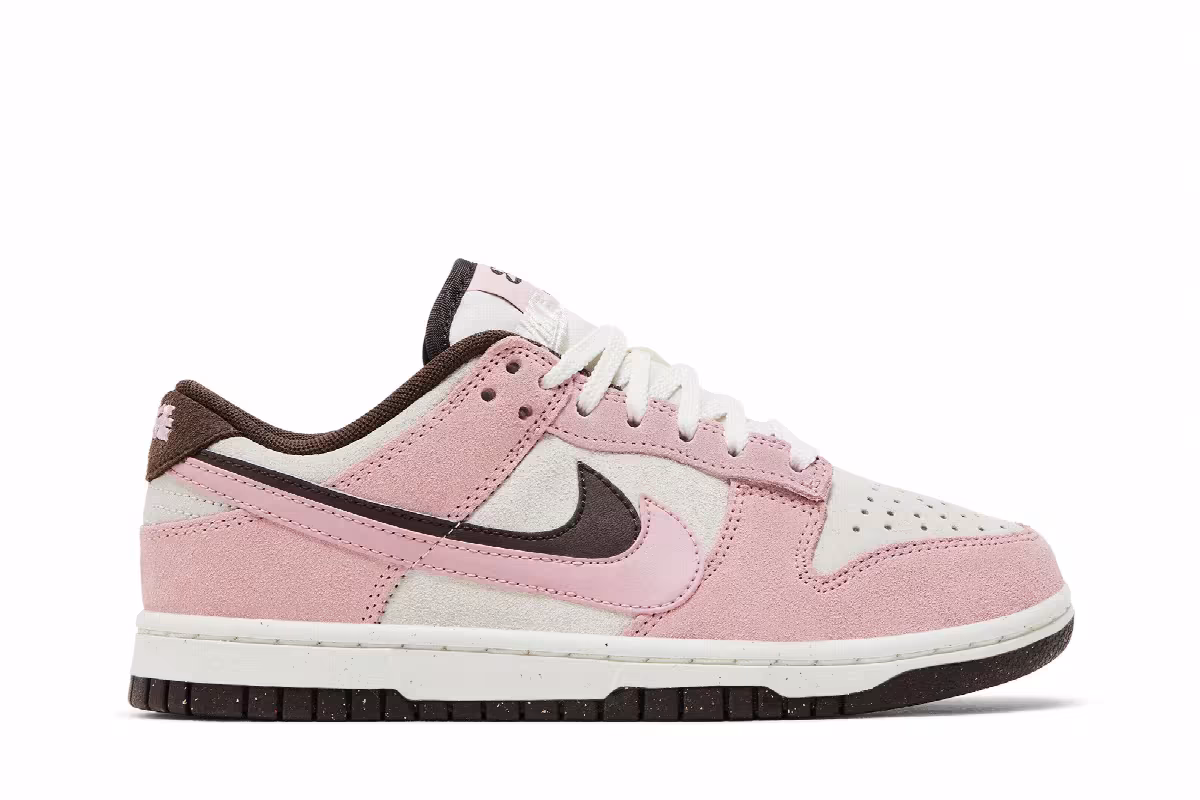 Nike Women's Dunk Low SE Double Swoosh - Pink Glaze, view 2