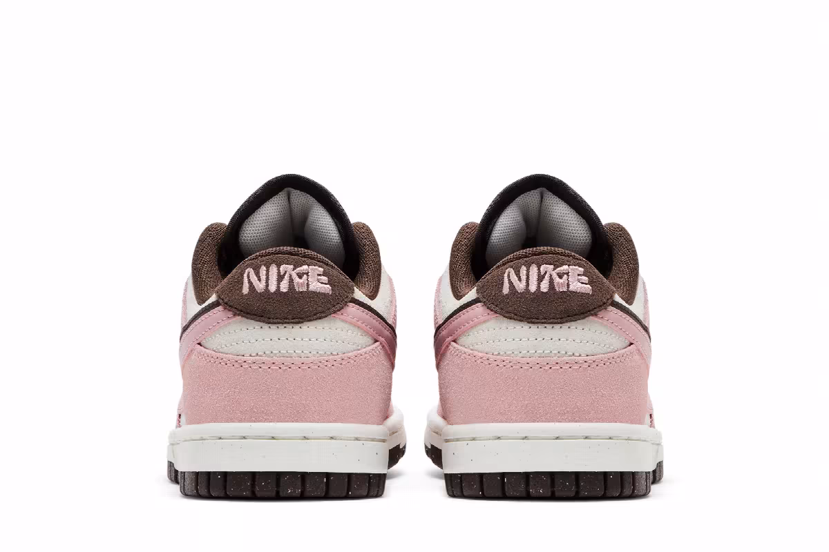 Nike Women's Dunk Low SE Double Swoosh - Pink Glaze, view 7