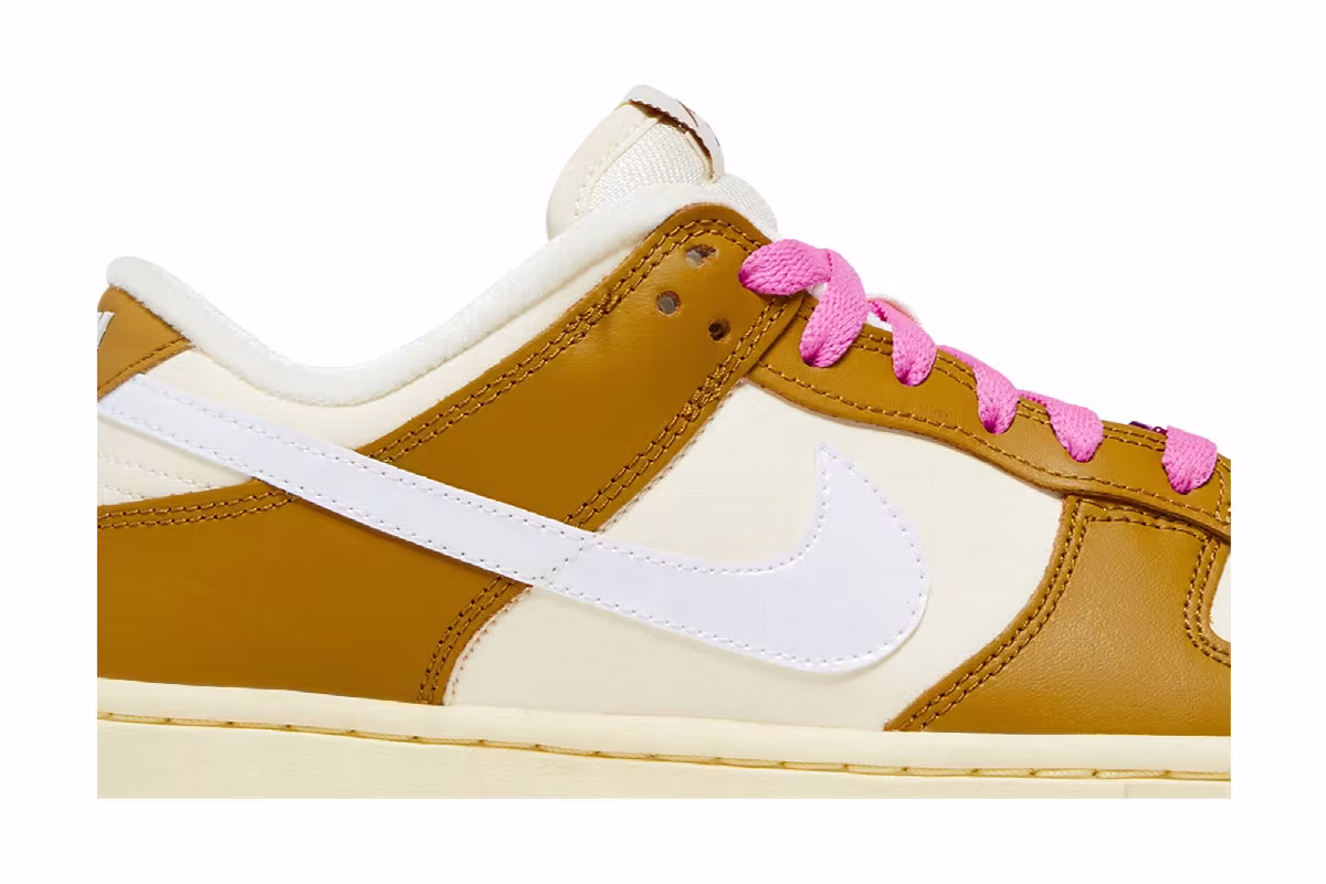 Nike Women's Dunk Low SE Dance Pack - Bronzine Pink, view 3