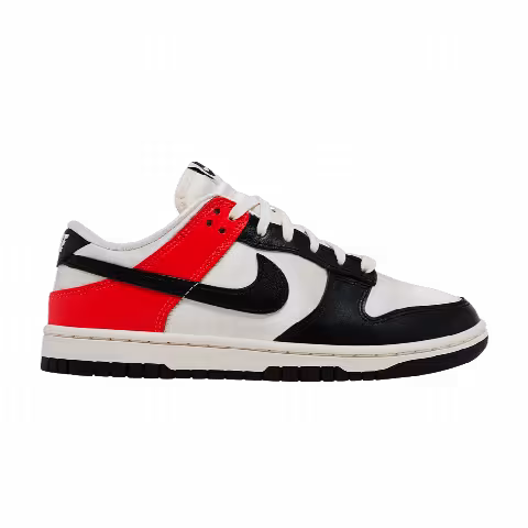 Nike Wmns Dunk Low SE 'Black Toe Bright Crimson'