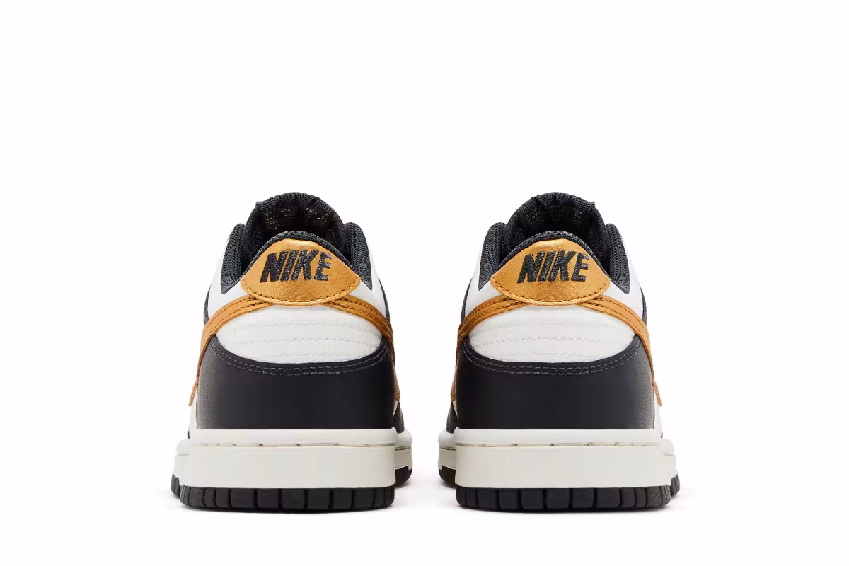 Nike Dunk Low GS Anthracite Metallic Gold, view 7