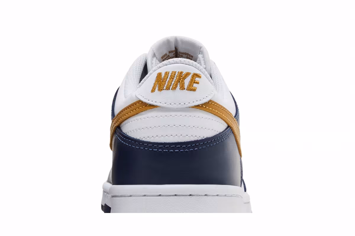 Nike Dunk Low GS Midnight Navy Wheat, view 8