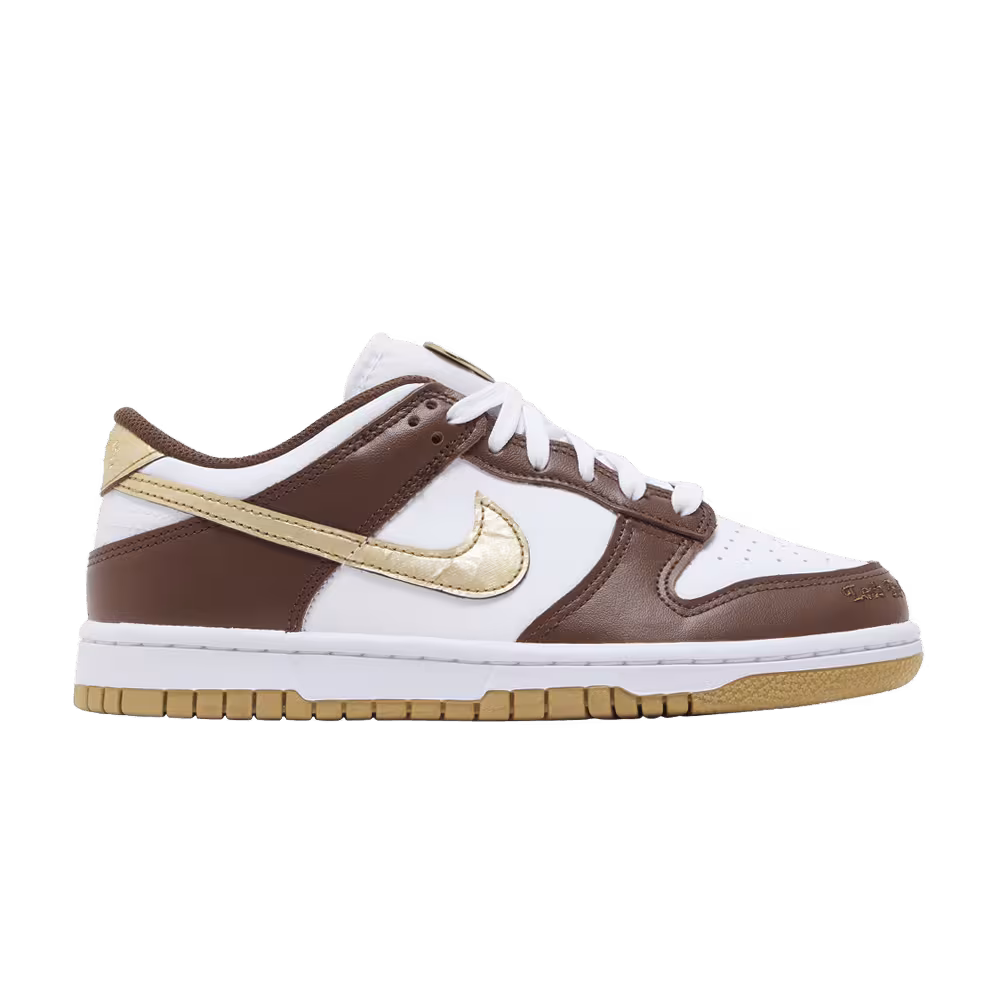 Nike Dunk Low GS Cacao Wow Metallic Gold
