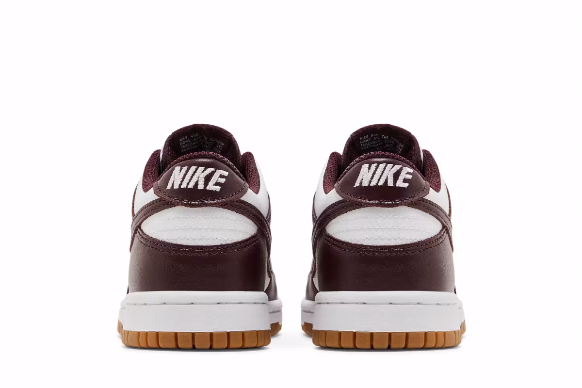 Nike Dunk Low GS Burgundy Crush Gum, view 7