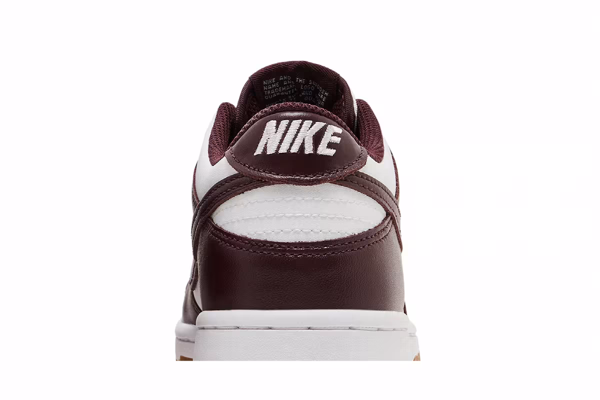 Nike Dunk Low GS Burgundy Crush Gum, view 8