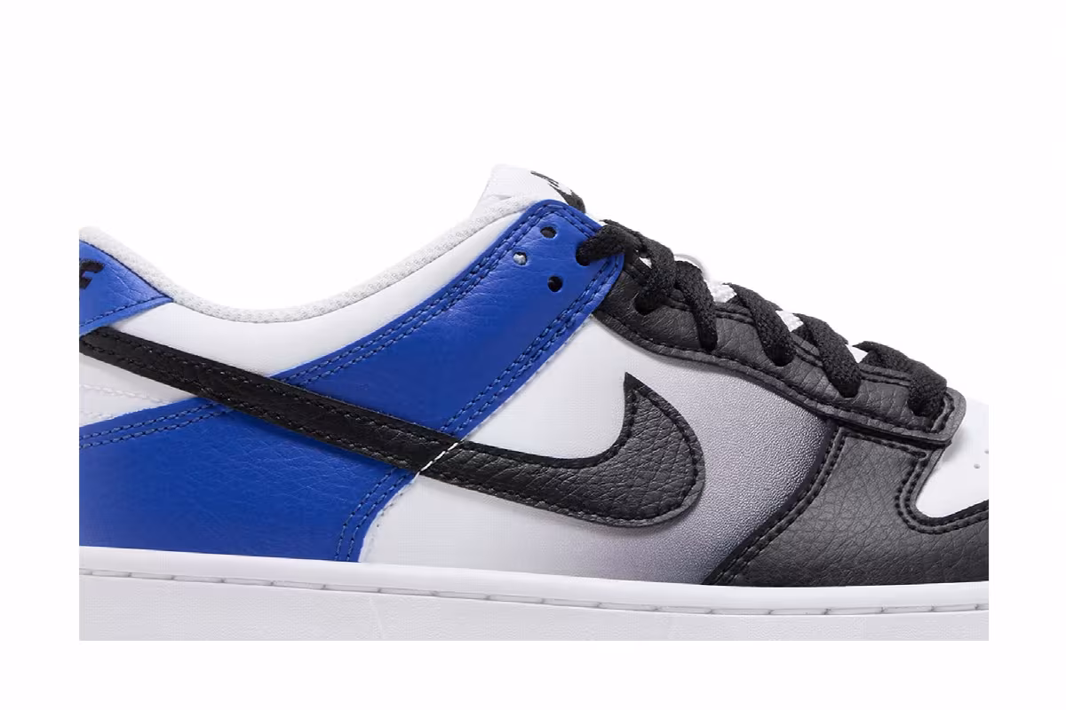 Nike Dunk Low GS Game Royal Black Fade, view 3