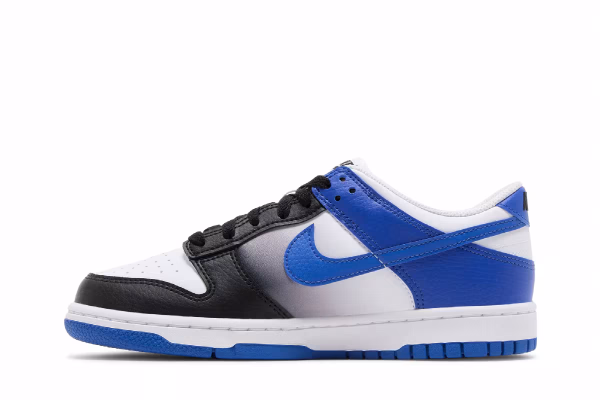 Nike Dunk Low GS Game Royal Black Fade, view 4
