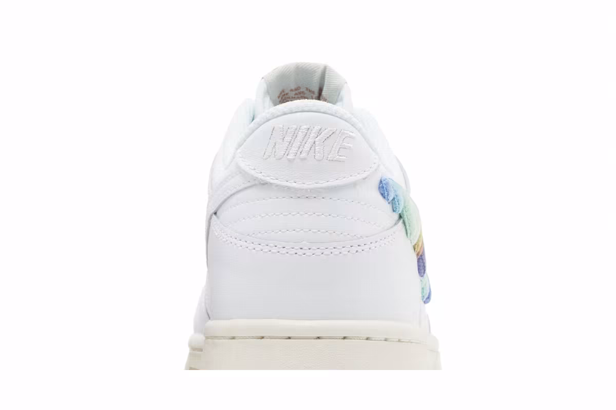 Nike Dunk Low GS Rainbow Lace Swoosh, view 8