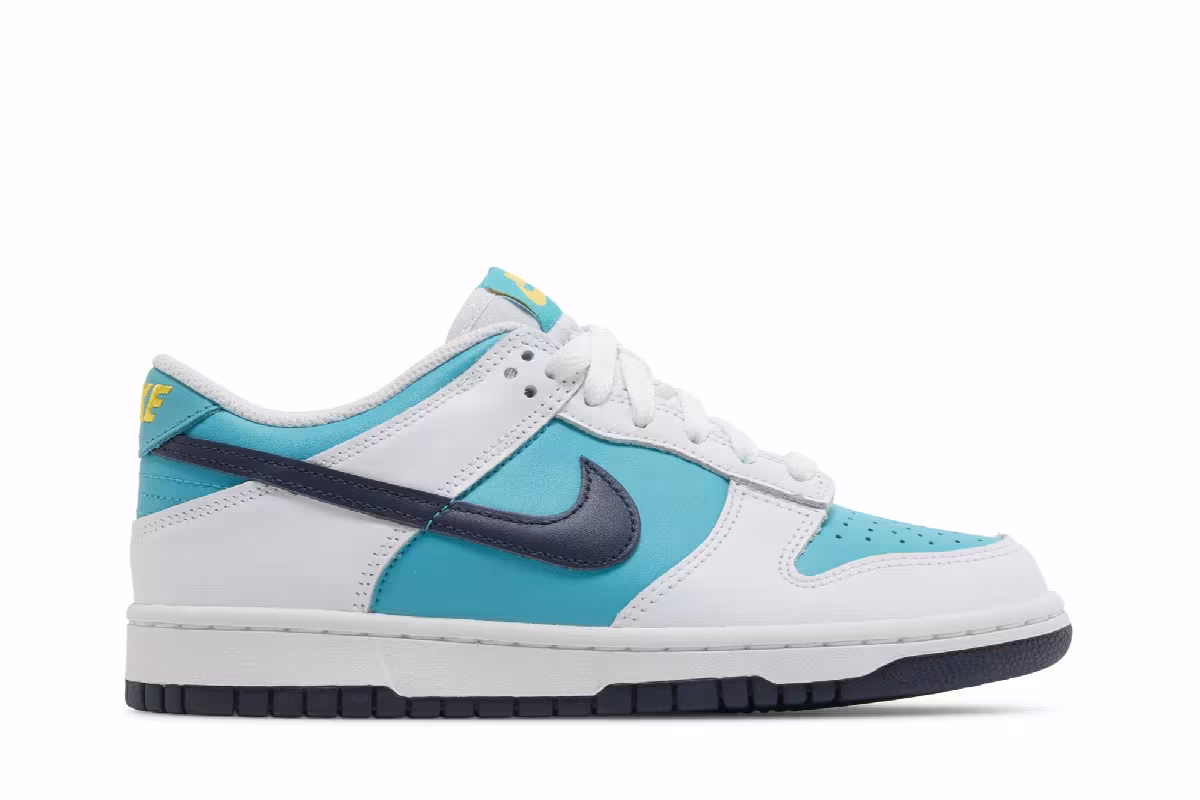 Nike Dunk Low GS Dusty Cactus Thunder Blue, view 2