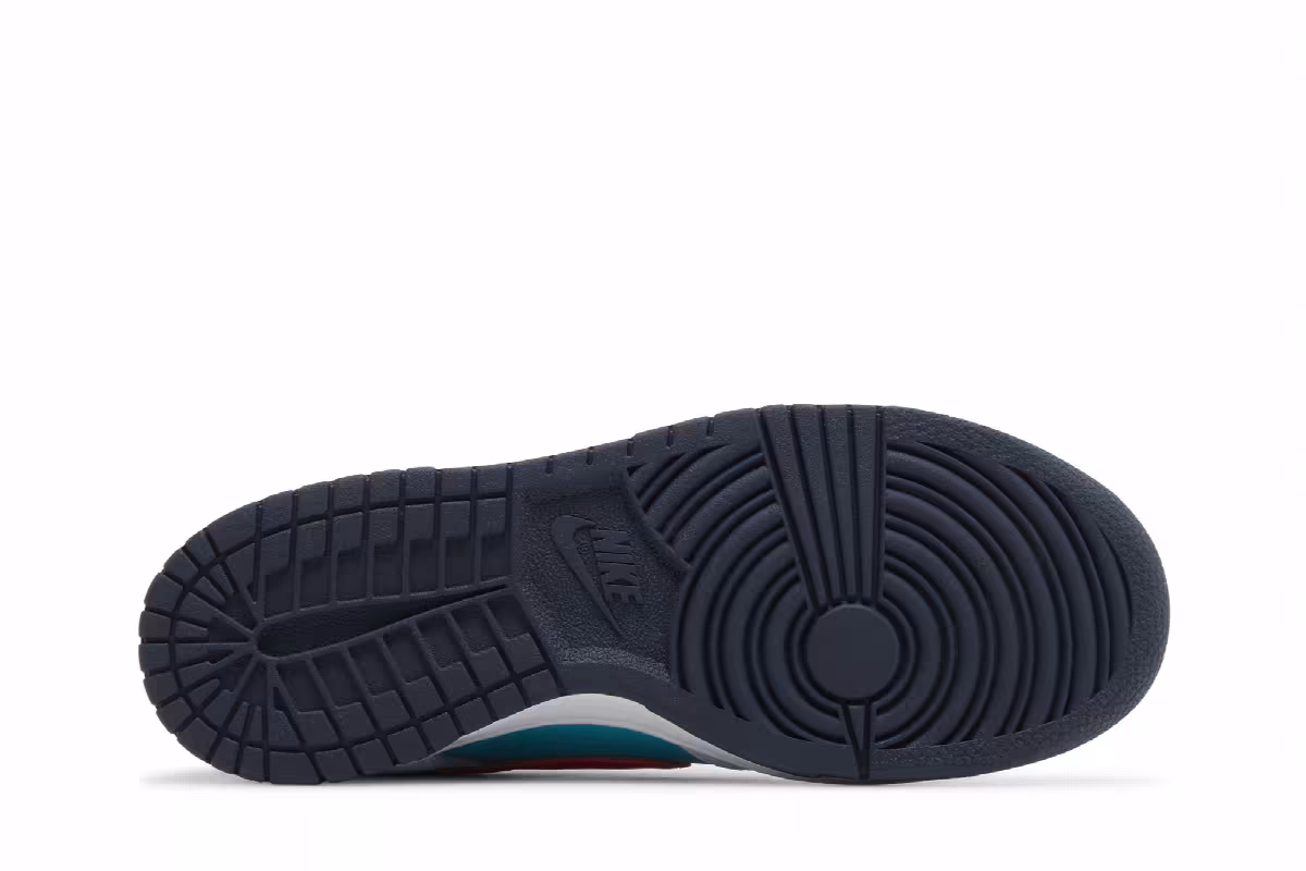 Nike Dunk Low GS Dusty Cactus Thunder Blue, view 5