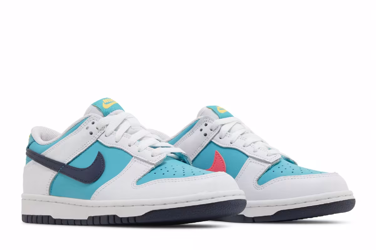 Nike Dunk Low GS Dusty Cactus Thunder Blue, view 9