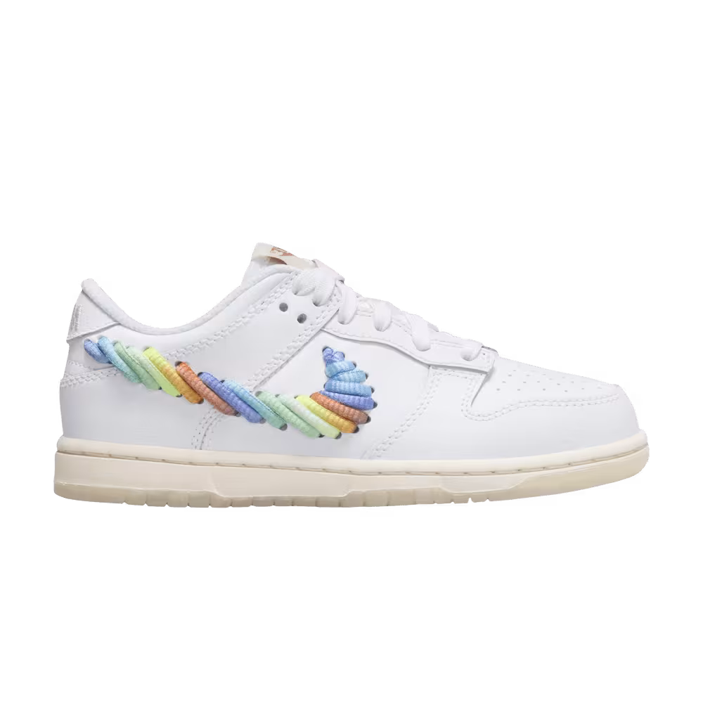 Nike Dunk Low PS Rainbow Lace Swoosh