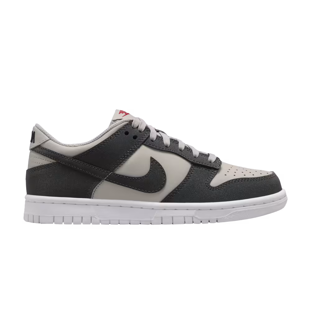 Nike Dunk Low GS Light Iron Ore Anthracite Glitter